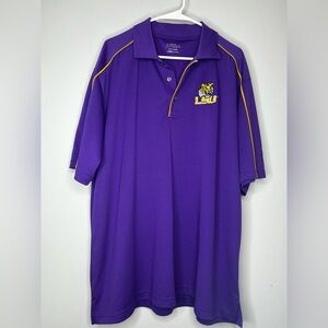 PGA Purple & Gold Polo Shirt - Men's Short Sleeve